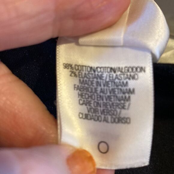 Tahari Mini Skirt Green White Black Color Block Skirt Size 6 - Picture 10 of 14